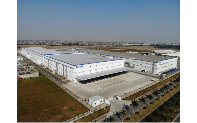 120米隧道窯、施釉機(jī)器人、自動運輸線...TOTO越南新廠正式投產(chǎn)